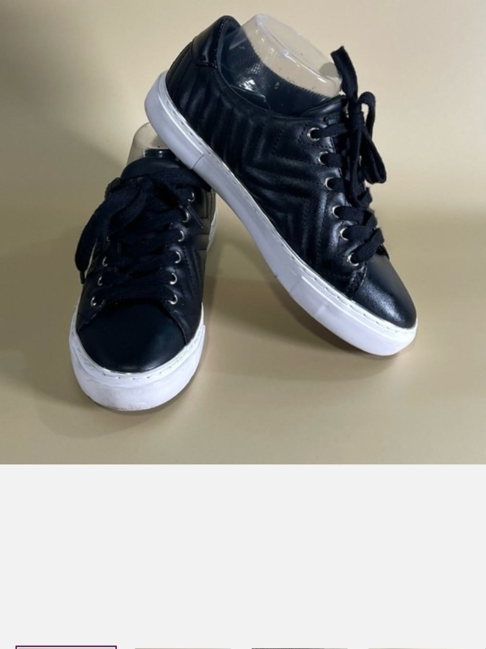 Guess Classic Black Low Sneakers Size 9M
